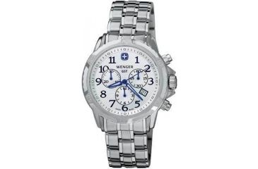Image of Wenger 78259 Mens w/ Silver Dial