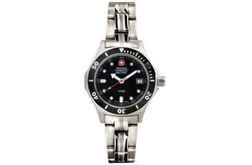 Image of Wenger Swiss Military Alpine Diver Watch - Men's Stainless Steel Water Resistant Watch