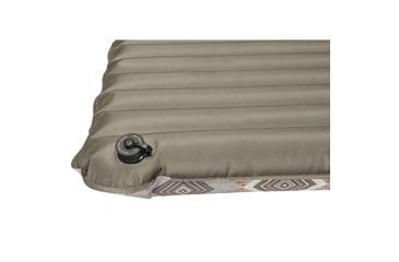 Image of Wenzel 4in Single Neverflat Fabric Air Pad, Brown Geo, 74.5 in x 55 in x 4 in 8301518