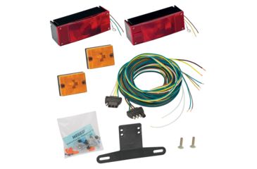 Image of Wesbar Over 80&quot; Low Profile Trailer Light Kit Waterproof 35117
