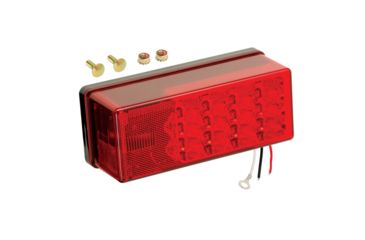 Image of Wesbar x 8" Waterproof LED 8-Function, Left/Roadside Tail Light 3" 34977