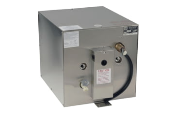 Image of Whale Marine Seaward 11 Gallon Hot Water Heater w/Rear Heat Exchanger - Stainless Steel - 240V - 1500W 68964