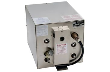 Image of Whale Marine Seaward 6 Gallon Hot Water Heater w/Front Heat Exchanger - Stainless Steel - 240V - 1500W 68939