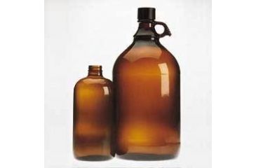 Image of Wheaton Safety-Coated Bottles, Amber, Narrow Mouth, Wheaton 220929 Bottles Only