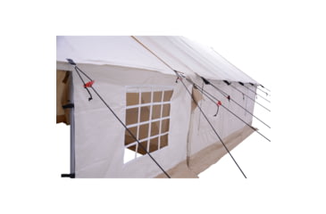 Image of White Duck Alpha Wall Tent Canvas Porch, 8x10ft, WTCP-8x10