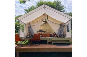 Image of White Duck Alpha Wall Tent Canvas Porch, 8x10ft, WTCP-8x10