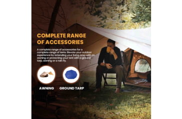 Image of White Duck Avalon Bell Tent, Water Repellent, 16.5ft, WD-0022