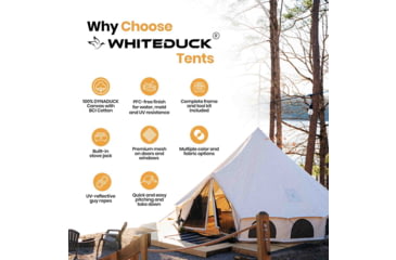 Image of White Duck Avalon Bell Tent, Water Repellent, 16.5ft, WD-0022