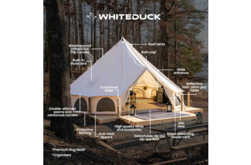 Image of White Duck Avalon Bell Tent, Water Repellent, 16.5ft, WD-0022