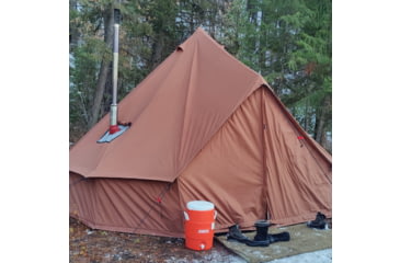 Image of White Duck Regatta Bell Tent, Water Repellent, Desert Red, 20ft, WD-RBT-23