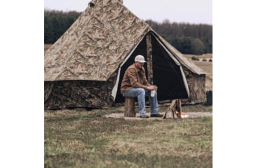Image of White Duck Regatta Bell Tent, Water Repellent, Realtree Edge, 10ft, WD-RBT-26