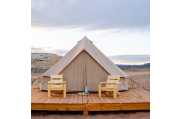 Image of White Duck Regatta Bell Tent, Water Repellent, Sandstone Beige, 13ft, S4-4GO7-UPDK