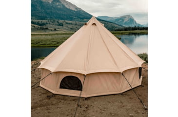 Image of White Duck Regatta Bell Tent, Water Repellent, Sandstone Beige, 13ft, S4-4GO7-UPDK