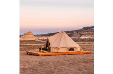 Image of White Duck Regatta Bell Tent, Water Repellent, Sandstone Beige, 13ft, S4-4GO7-UPDK