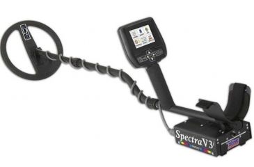 Image of White's Electronics Spectra V3i Metal Detector, NiMH Rechargeable Battery System / 10 in DD Search Coil, Adjustable 44 in - 52 in 800-0329
