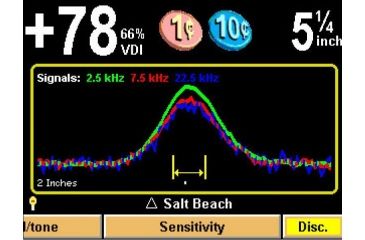 Image of White's Electronics Spectra V3i Metal Detector, NiMH Rechargeable Battery System / 10 in DD Search Coil, Adjustable 44 in - 52 in 800-0329