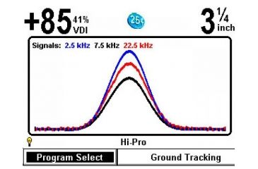 Image of White's Electronics Spectra V3i Metal Detector, NiMH Rechargeable Battery System / 10 in DD Search Coil, Adjustable 44 in - 52 in 800-0329