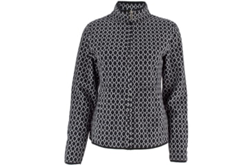 Image of White Sierra Alpha Tek Print Jacket - Women's-Black Combo-X-Large