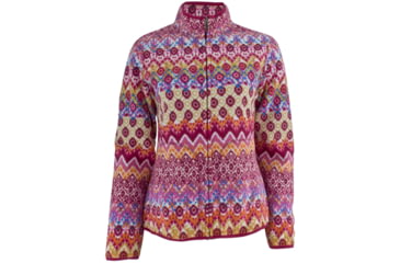 Image of White Sierra Alpha Tek Print Jacket - Women's-Rosebud Combo-Small