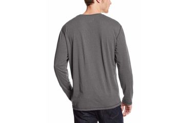 Image of White Sierra Bug Free Jersey Long Sleeve Crew - Mens, Charcoal Heather, Small, T3512M-Charcoal Heather - CHE-SMALL