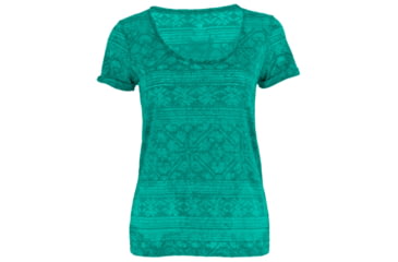 Image of White Sierra Shiva Tee - Women's-Emerald Island-Small