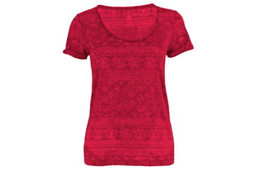 Image of White Sierra Shiva Tee - Women's-Hibiscus-Small