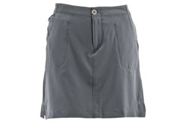 Image of White Sierra West Loop Trail Skort - Women's-Asphalt-X-Large