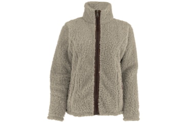 Image of White Sierra Wooly Bully Zip Jacket - Womens-Humus-Large