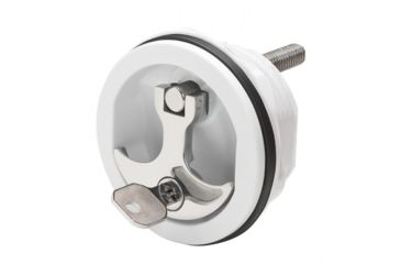 Image of Whitecap Handle CP Zamac/White Nylon Locking Fresh Water Use Only Compression 71211