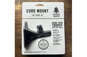 Image of Wicked North Gear The Hang Up European Mounting Bracket, Black, B801-A011