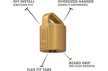 Image of Wicked North Gear Turkey Beard Hanger, 3 Pack, Brass, B801-A013-S