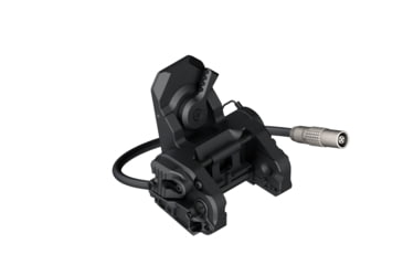 Image of Wilcox DPAM NVG Mount/Interface Plate Adaptor/Three Hole Shroud/Lanyard/Cup, Black, 62100G04-B