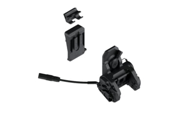 Image of Wilcox DPAM NVG Mount/Universal Interface Plate/LEMO Pigtail Storage for HGU-56/SPH-4 Shroud, Black, 62100G06-B