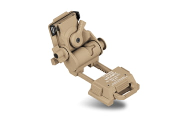 Image of Wilcox G24 Night Vision Goggle Mount, Three Hole Shroud Standard/Lanyard/Cup, Tan, 28300G70-T