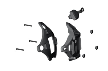 Image of Wilcox Hybrid One/Three Hole Shroud with Lanyard, Black, 56100G39-B