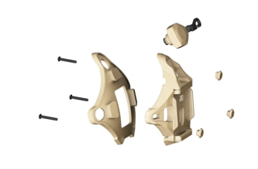 Image of Wilcox Hybrid One/Three Hole Shroud with Lanyard, Tan, 56100G39-T