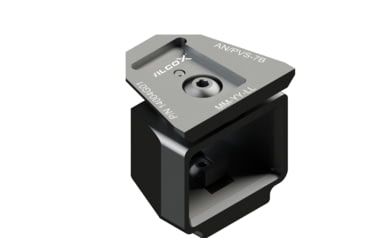 Image of Wilcox NVG Interface Shoe Adapter, AN/PVS-7B/7D, Black, 14004G01