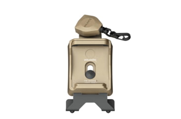 Image of Wilcox One Hole Shroud w/ Lanyard for ACH/MICH Helmet, Tan, NSN 5855-01-593-7377, 56100G03-T