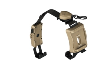Image of Wilcox Ratchet Strap Shroud f/ Non-Drilled ACH/MICH Helmet, Tan, 56100G01-T
