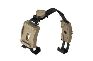 Image of Wilcox Ratchet Strap Shroud f/ Non-Drilled ACH/MICH Helmet, Tan, 56100G01-T