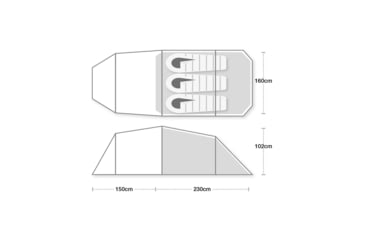 Image of WildCountry Blizzard Compact 3 Tents, 44BLC3
