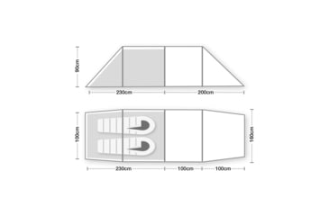 Image of WildCountry Hoolie Compact 2 ETC Tents, 44HC2EV2