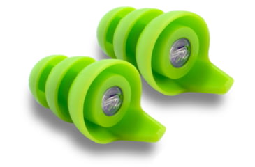 Image of WildEar SafEarz Ready-Fit Everyday Filter Ear Plugs, Green, Small/Medium/Large/Xlarge, SAFEARZ-LITE-1