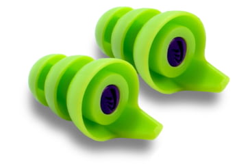 Image of WildEar SafEarz Ready-Fit Shooter Filter Ear Plugs, Green, Small/Medium/Large/Xlarge, SAFEARZ-IMP-1