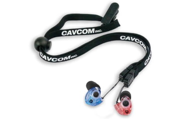 Image of WildEar TruEarz Ready-Fit Shooter Filter Ear Plugs, Red/Blue, Slim/Standard/Large, TRUEARZ-IMP-1