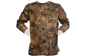 Image of Wildfowler Quick-Dry Long Sleeve Mens T-Shirt, Digital Camo, Large, QDLT-DG-L
