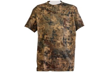 Image of Wildfowler Quick-Dry Short Sleeve Mens T-Shirt, Digital Camo, Medium, QDT-DG-M