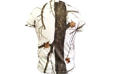 Image of Wildfowler Quick-Dry Short Sleeve Mens T-Shirt, Wildtree Snow, Medium, QDT-WTS-M
