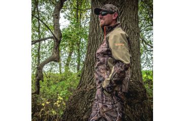 Image of Wildfowler Soft Shell Mens Jacket, Nature Brown, 3XL, S1681-WTNB-3X