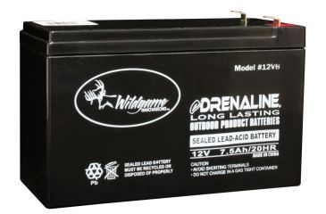 Image of Wildgame Innovations 12 Volt Rechargeable Battery - 12V/7A, Bulk Pack, Black 12VB